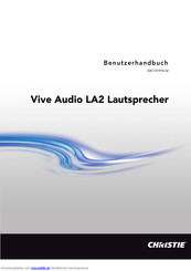 Christie Vive Audio LA2 Benutzerhandbuch