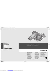 Bosch GKS 10,8 V-LI Professional Originalbetriebsanleitung