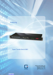 Gude Expert Transfer Switch 8801 Anleitung