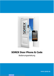 Sorex Door Phone & Code Bedienungsanleitung