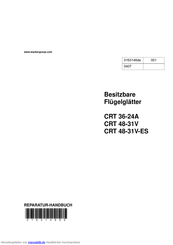 WACKER Group CRT 36-24A Reparaturhandbuch