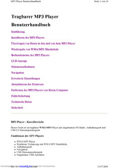 Medion MD 80917 Benutzerhandbuch