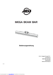 ADJ Mega Beam Bar Bedienungsanleitung