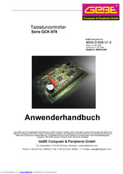 GeBe GCK-978 Anwenderhandbuch
