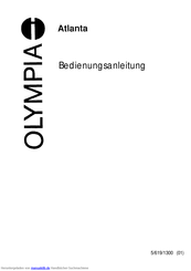 Olympia Sydney Bedienungsanleitung