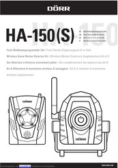 Dorr HA-150 Bedienungsanleitung