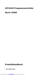 Hitachi Cable L300P Serie Produkthandbuch