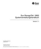 Sun Microsystems StorageTek 5800 Handbuch