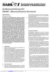 Hark Vermont Montageanleitung
