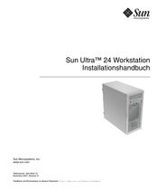 Sun Microsystems Sun Ultra 24 Workstation Installationshandbuch