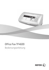 Xerox TF4020 Bedienungsanleitung
