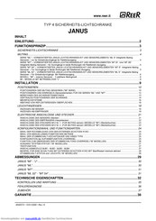 Reer JANUS JLR 1204 Handbuch