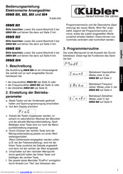 Kubler CODIX 522 Bedienungsanleitung