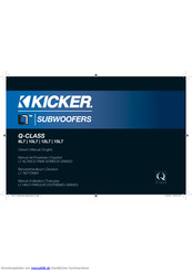 Kicker 12L7 Benutzerhandbuch