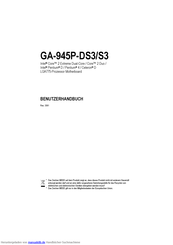 Gigabyte GA-945P-S3 Benutzerhandbuch