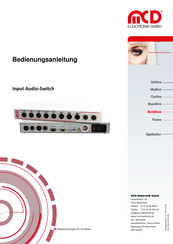 MCD Elektronik Input Audio-Switch Bedienungsanleitung