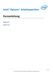 Intel Optane Kurzanleitung