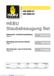 HEBU medical HB 8888-01 Gebrauchsanweisung