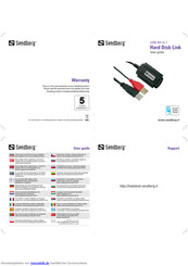 Sandberg USB All-In-1 Hard Disk Link Handbuch
