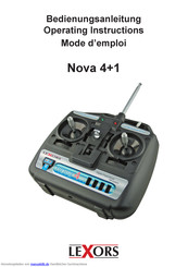Lexors Nova 4+1 Bedienungsanleitung