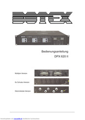 Botex DPX 620 II Bedienungsanleitung