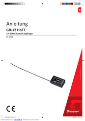 GRAUPNER GR-12 HoTT Anleitung