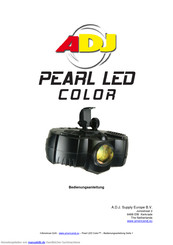 ADJ Pearl LED Color Bedienungsanleitung