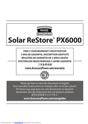 ReVIVE Solar ReStore PX6000 Handbuch