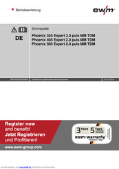 EWM Phoenix 405 Expert 2.0 puls MM TDM Betriebsanleitung