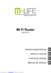 M-Life ML0674 Bedienungsanleitung
