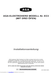 Aga EC3 Installationsanleitung