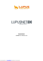 Lupus lupusnet hd Benutzerhandbuch