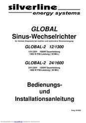 Silverline GLOBAL-2 24/1600 Bedienungsund  Installationsanleitung