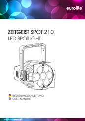 EuroLite ZEITGEIST SPOT 210 Bedienungsanleitung