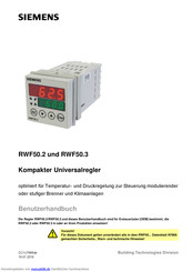 Siemens RWF50.3 Benutzerhandbuch