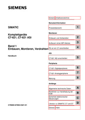 Siemens SIMATIC C7-62 Handbuch