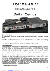 Fischer Amps Guitar Genius Bedienungsanleitung