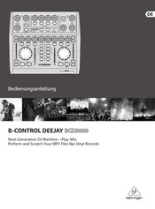 Behringer B-CONTROL DEEJAY BCD3000 Bedienungsanleitung