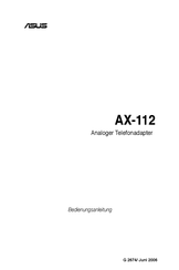 Asus AX-112 Bedienungsanleitung