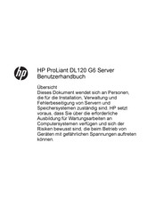 HP ProLiant DL120 G6 Benutzerhandbuch