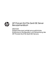 HP ProLiant SL270s Gen 8 SE Benutzerhandbuch