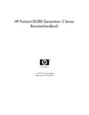 HP ProLiant DL580 G3 Benutzerhandbuch