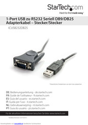 StarTech.com ICUSB232DB25 Bedienungsanleitung