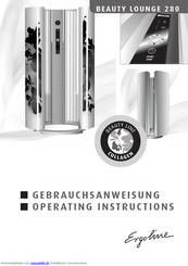 ergoline BEAUTY LOUNGE 280 Gebrauchsanweisung