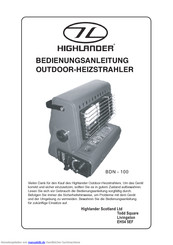 Highlander BDN-100 Bedienungsanleitung