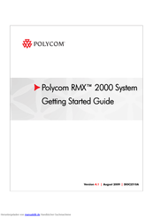 Polycom RMX 2000 Schnellstartanleitung