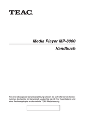 Teac MP-8000 Handbuch