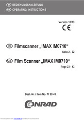 Conrad IMAX IM0710 Bedienungsanleitung