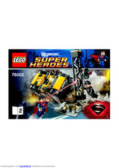 LEGO DC UNIVERSE SUPER HEROES 76002 Bedienungsanleitung