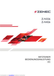 ZENEC Z-N426 Bedienungsanleitung